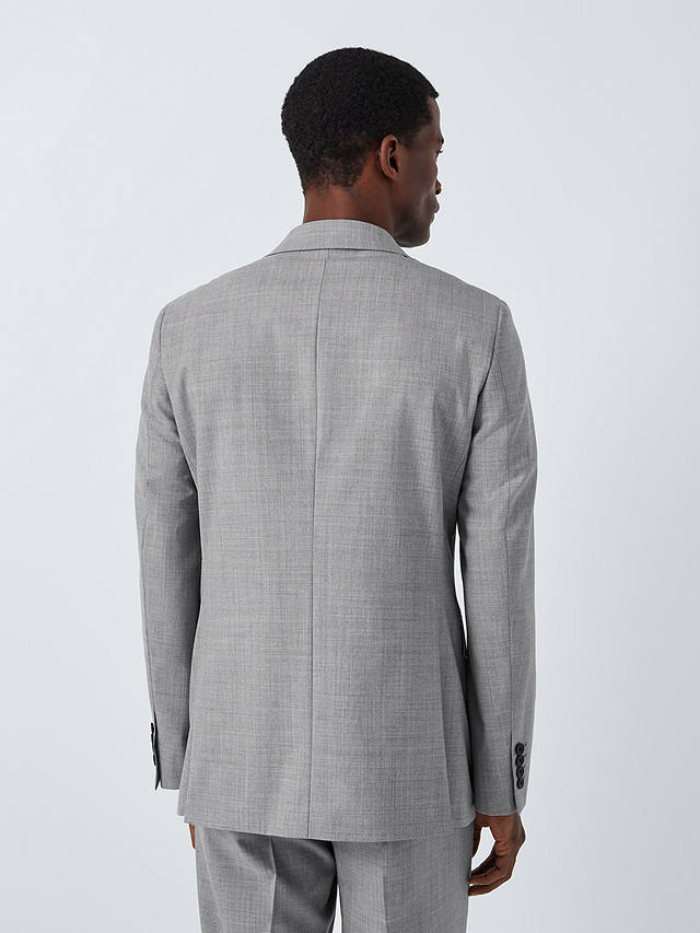 John Lewis Hanford Regular Fit Wool Suit Jacket, Light Grey
