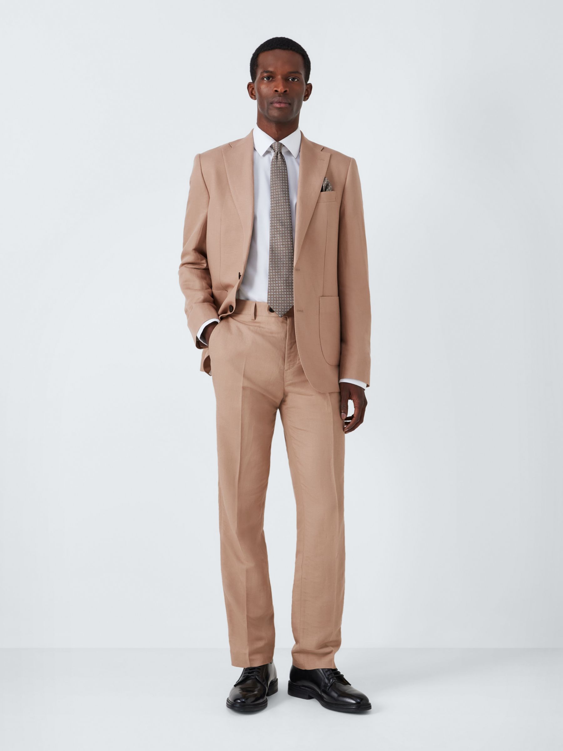 Buy John Lewis Ashwell Linen Blend Regular Fit Suit Trousers Online at johnlewis.com