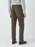 John Lewis Ashwell Linen Blend Regular Fit Suit Trousers, Khaki Green