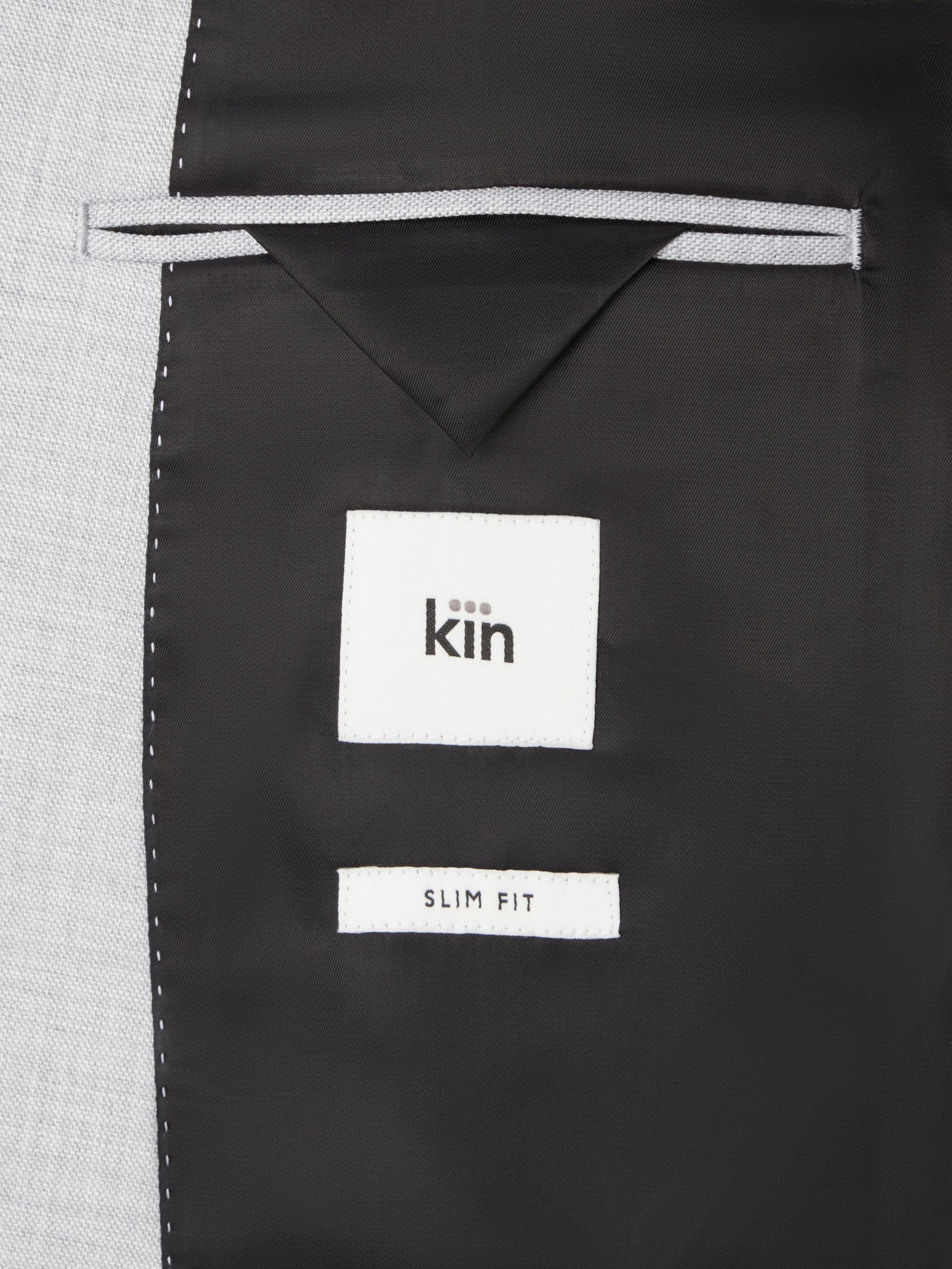 Buy Kin Kai Slim Fit Blazer, Light Grey Online at johnlewis.com
