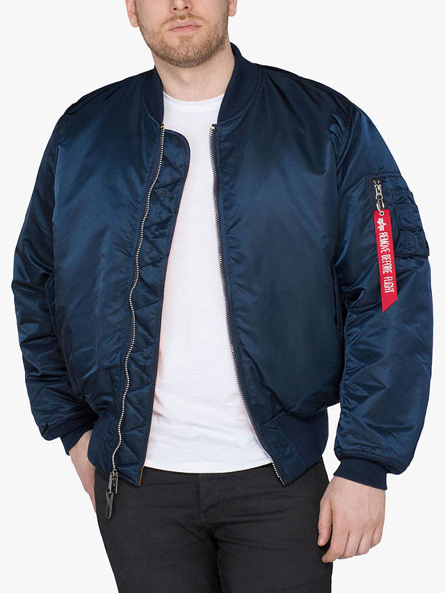 Alpha Industries MA1 Bomber Jacket, Rep Blue