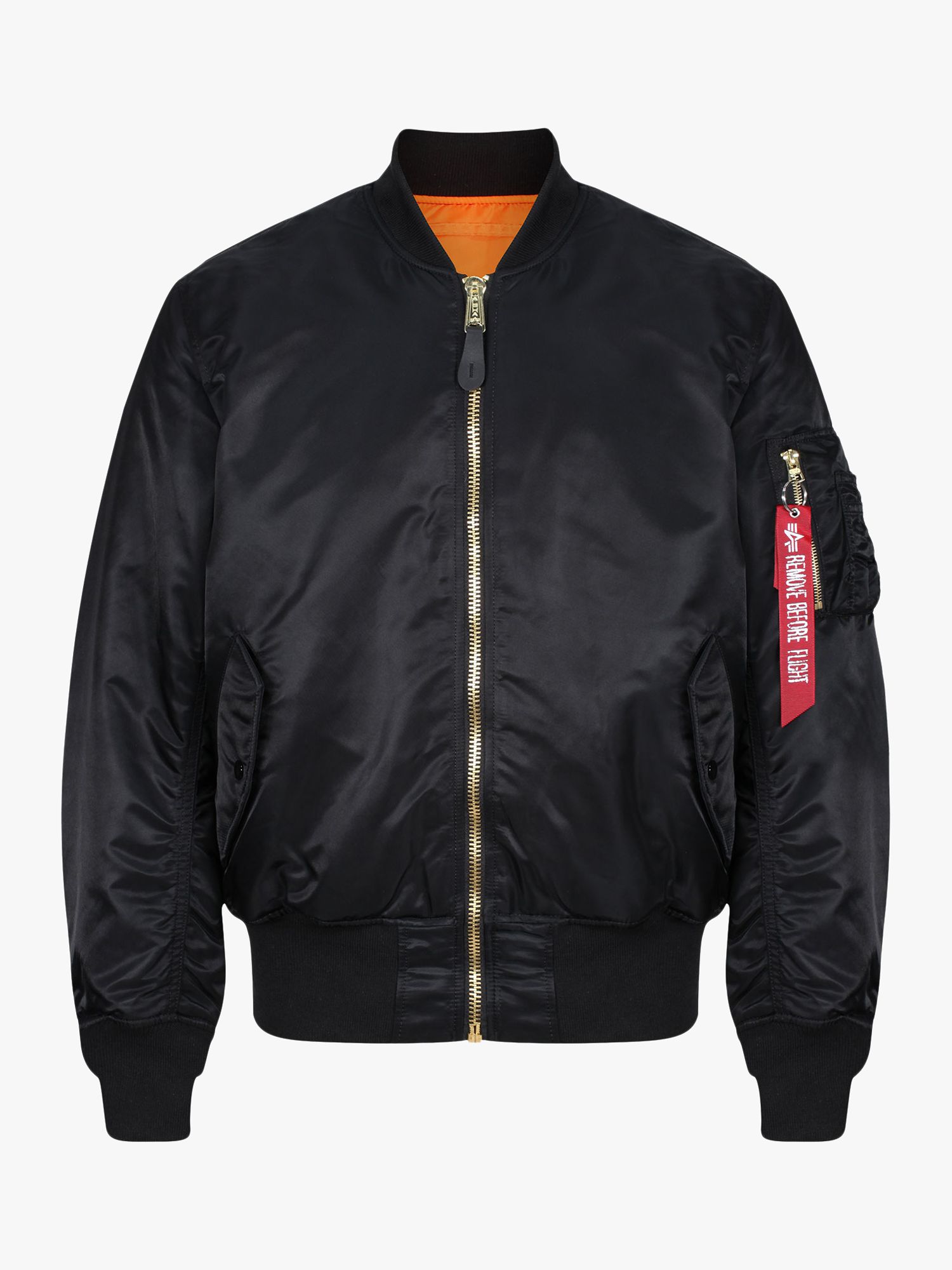 Alpha Industries MA1 Bomber Jacket, Black