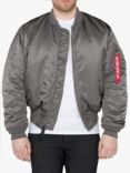 Alpha Industries MA1 Bomber Jacket, Rep Grey