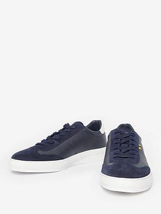 Barbour International Felix Leather Trainers, Navy