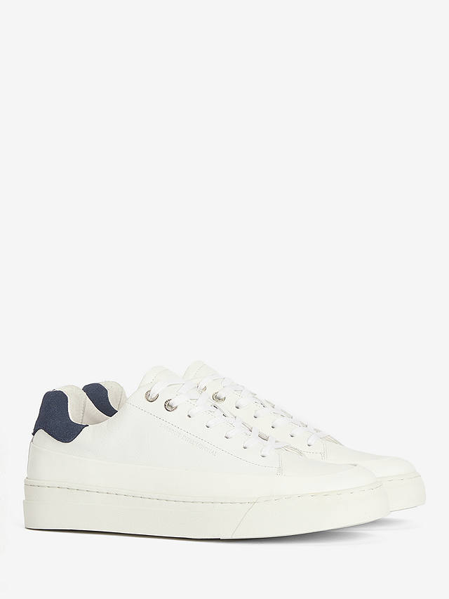 Barbour International Cram Cupsole Trainers, White
