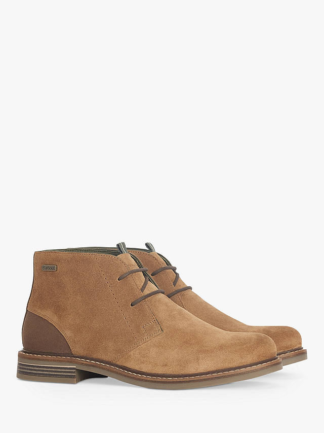 Barbour Readhead Chukka Fawn Suede Boots, Fawn Suede