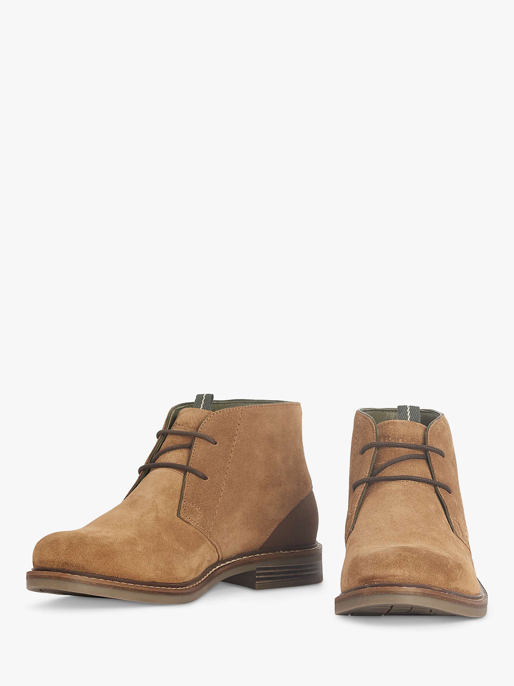 Buy Barbour Readhead Chukka Fawn Suede Boots, Fawn Suede Online at johnlewis.com