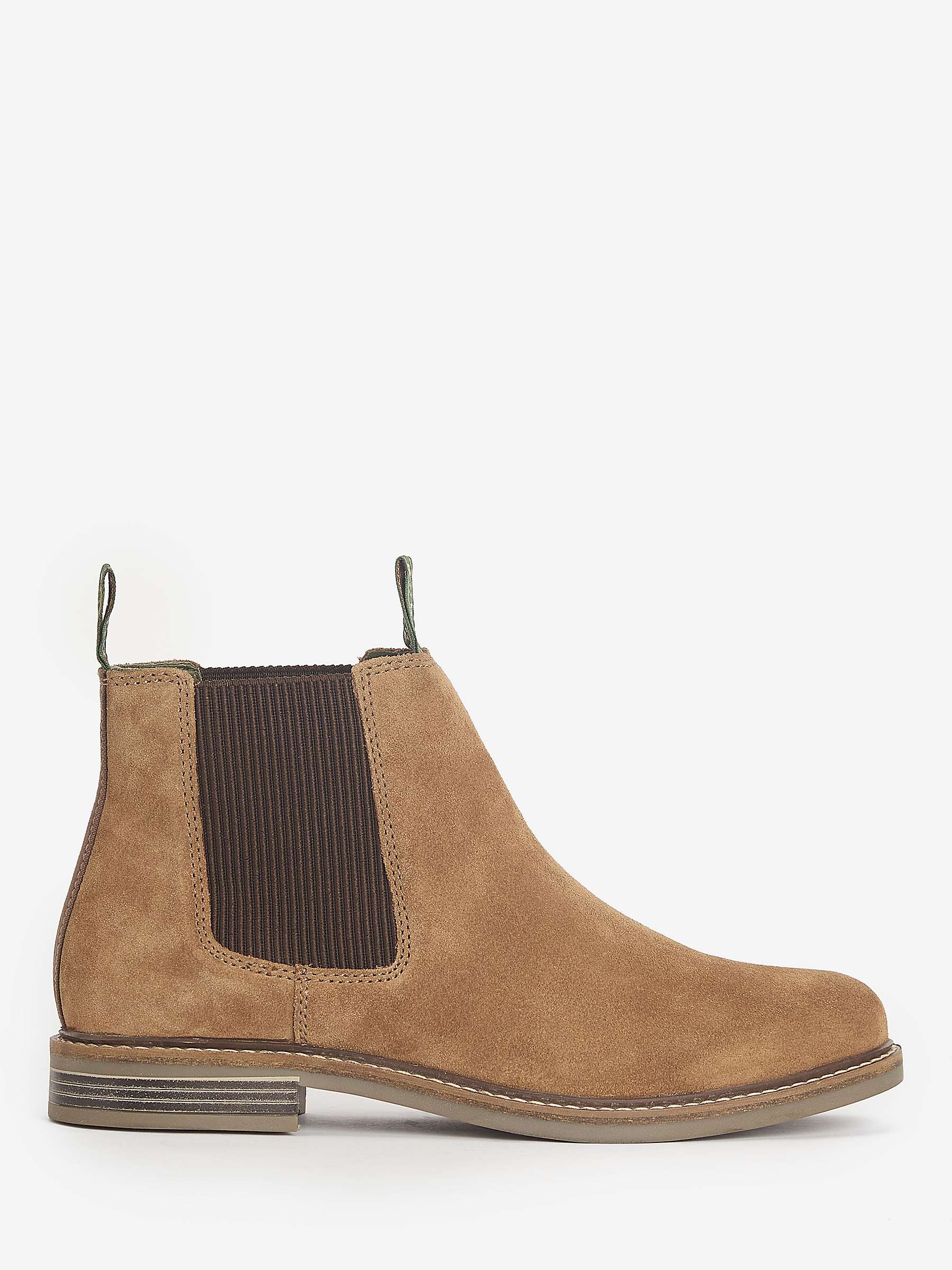 Buy Barbour Farsley Fawn Suede Boots, Brown Online at johnlewis.com
