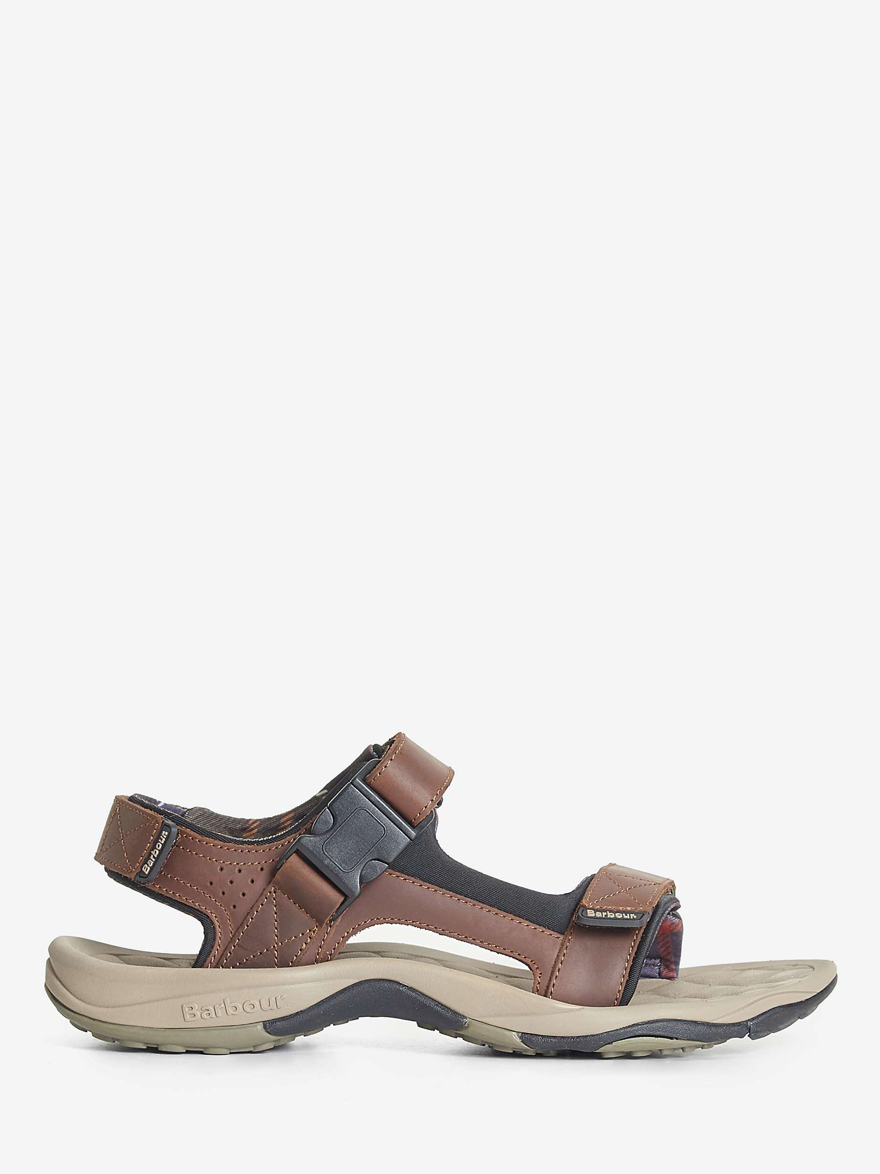 Buy Barbour Pawston Sandals, Brown Online at johnlewis.com