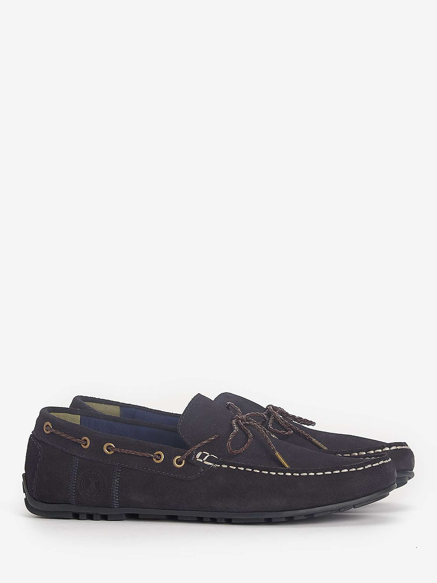 Buy Barbour Jenson Driving Shoes, Navy Online at johnlewis.com