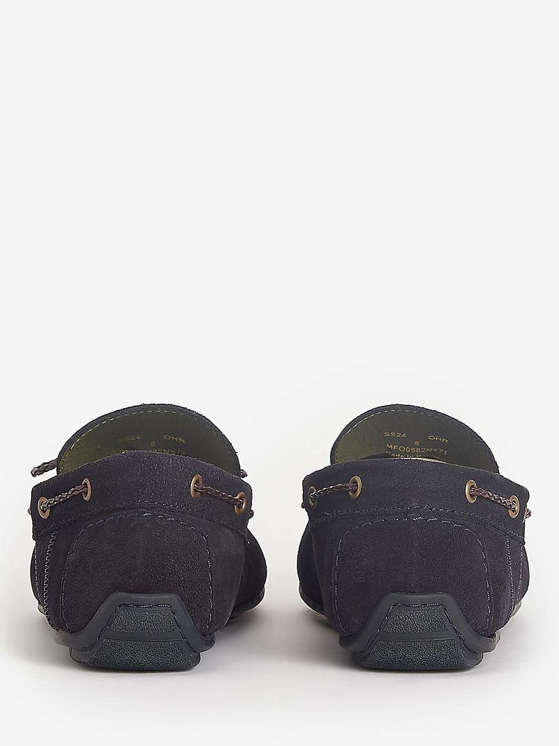 Buy Barbour Jenson Driving Shoes, Navy Online at johnlewis.com