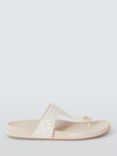 MICHAEL Michael Kors Lucina Footbed Sandals, Vanilla