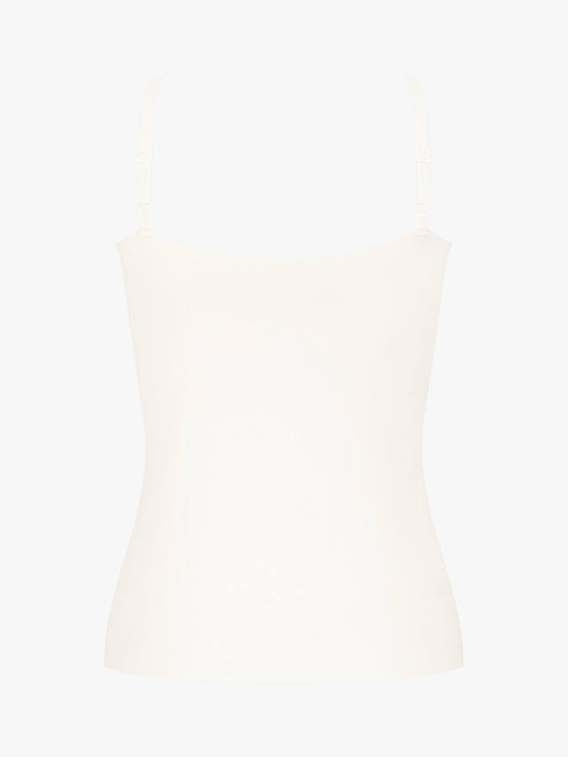 sloggi ZERO Feel V-Neck Spaghetti Strap Vest Top, Silk White