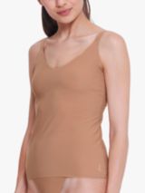 Chantelle Soft Stretch Cami Vest, Beige Nude at John Lewis & Partners