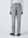 Kin Pleated Trousers, Grey