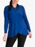 chesca Cowl Neck Layered Tunic