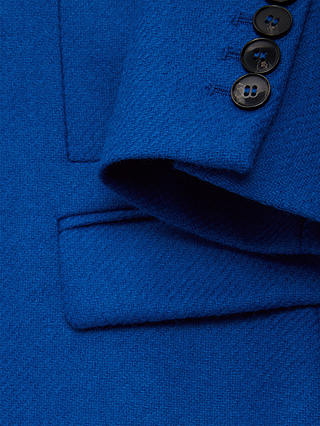 Hobbs Petite Hackness Wool Tweed Jacket, Electric Blue