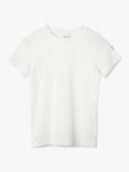 Polarn O. Pyret Kids' Organic Cotton T-Shirt, White