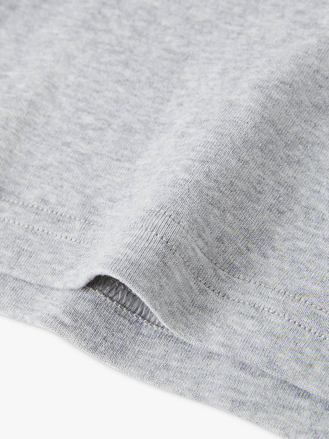 Polarn O. Pyret Kids' Organic Cotton Short Sleeve T-Shirt, Grey
