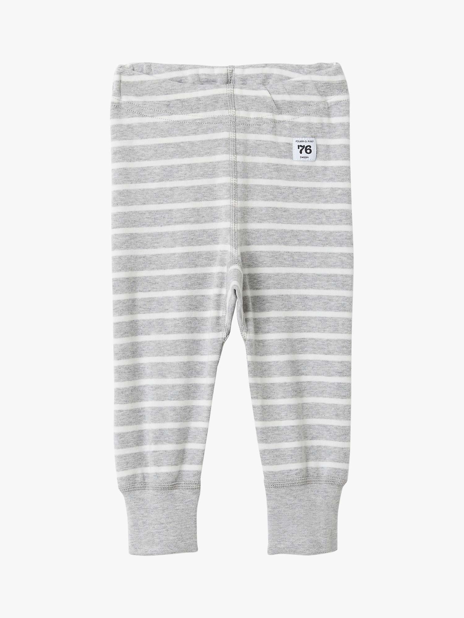 Buy Polarn O. Pyret Baby Organic Cotton Stripe Trousers Online at johnlewis.com