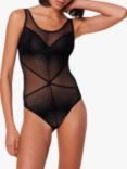 Triumph Mysterious Spotlight Bodysuit, Black