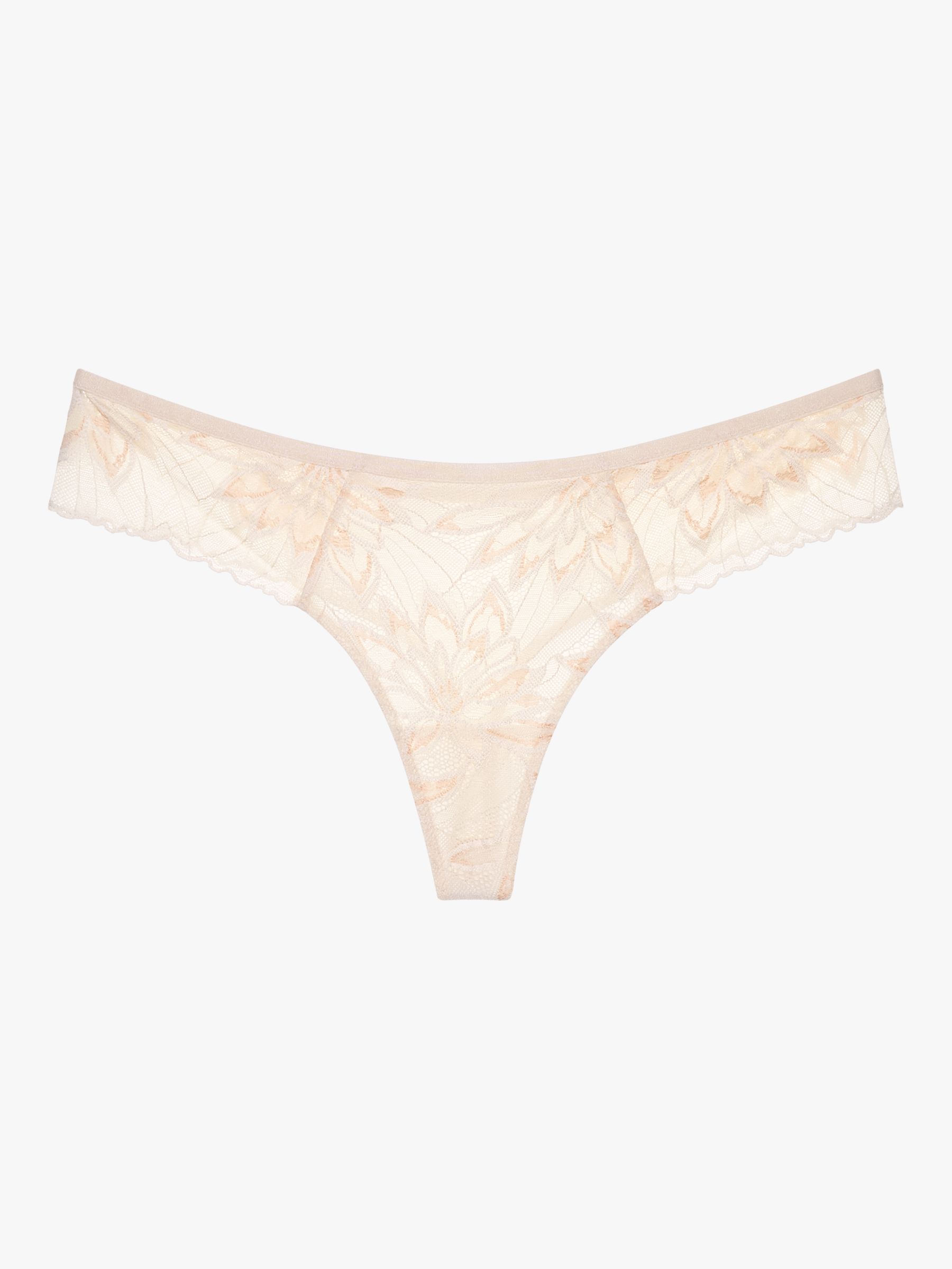 Triumph Amourette Charm Delight Floral Hipster Thong, Fresh Powder at John  Lewis & Partners