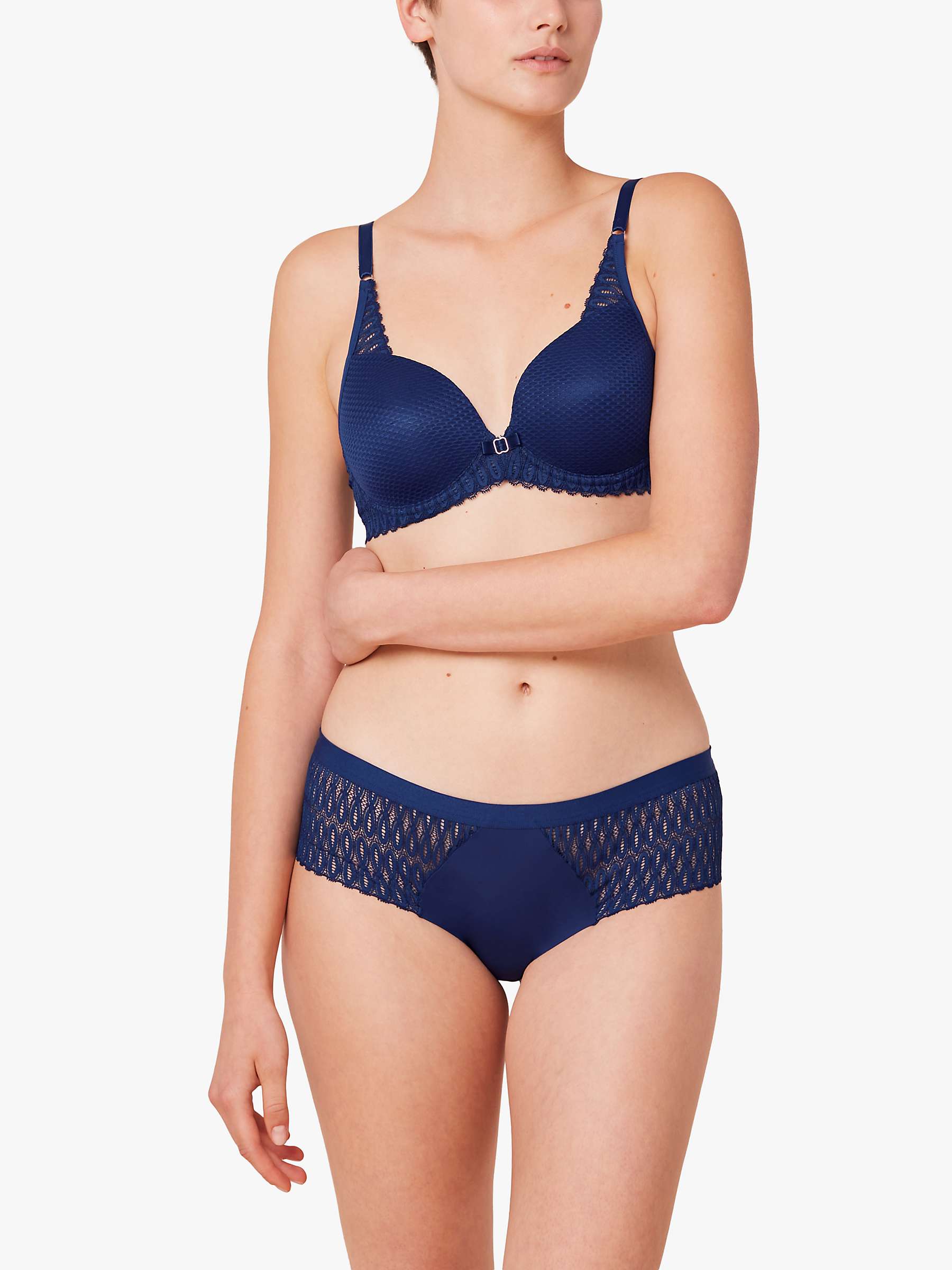 Buy Triumph Style Aura Spotlight Maxi Hipster Knickers, Deep Water Online at johnlewis.com