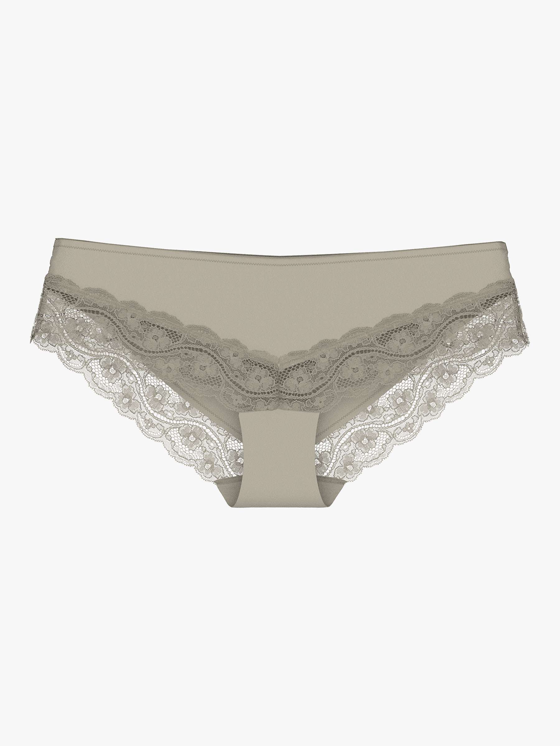Buy Triumph Lovely Micro Hipster Knickers, Cinnamon Online at johnlewis.com