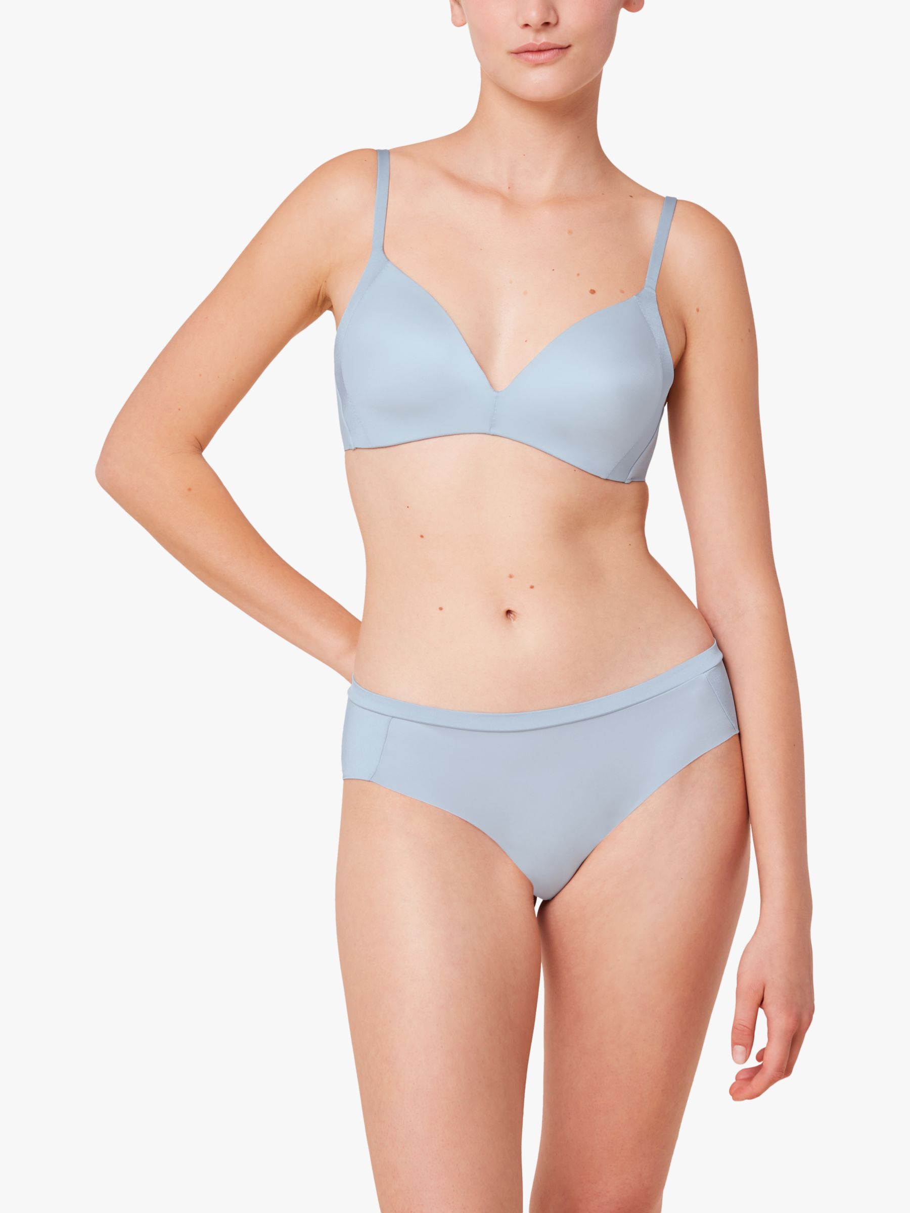 Triumph Everyday Body Make-Up Soft Touch Hipster Briefs, Fairy Blue, 8