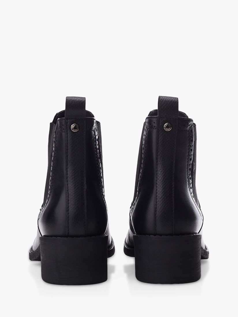 Moda in Pelle Millia Heeled Leather Chelsea Boots, Black, 6