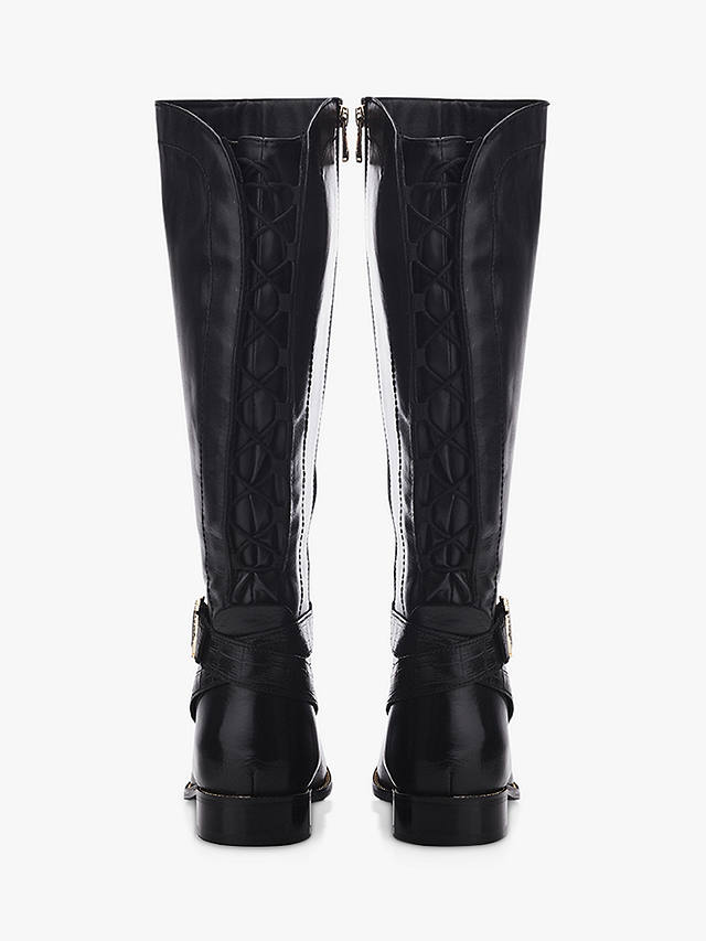 Moda in Pelle Takari Leather Knee High Boots, Black