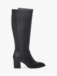 Moda in Pelle Scarletta Leather Knee High Boots, Black