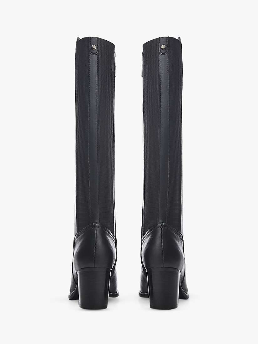 Buy Moda in Pelle Scarletta Leather Knee High Boots, Black Online at johnlewis.com
