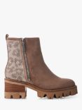 Moda in Pelle Angeli Suede Ankle Boots, Stone