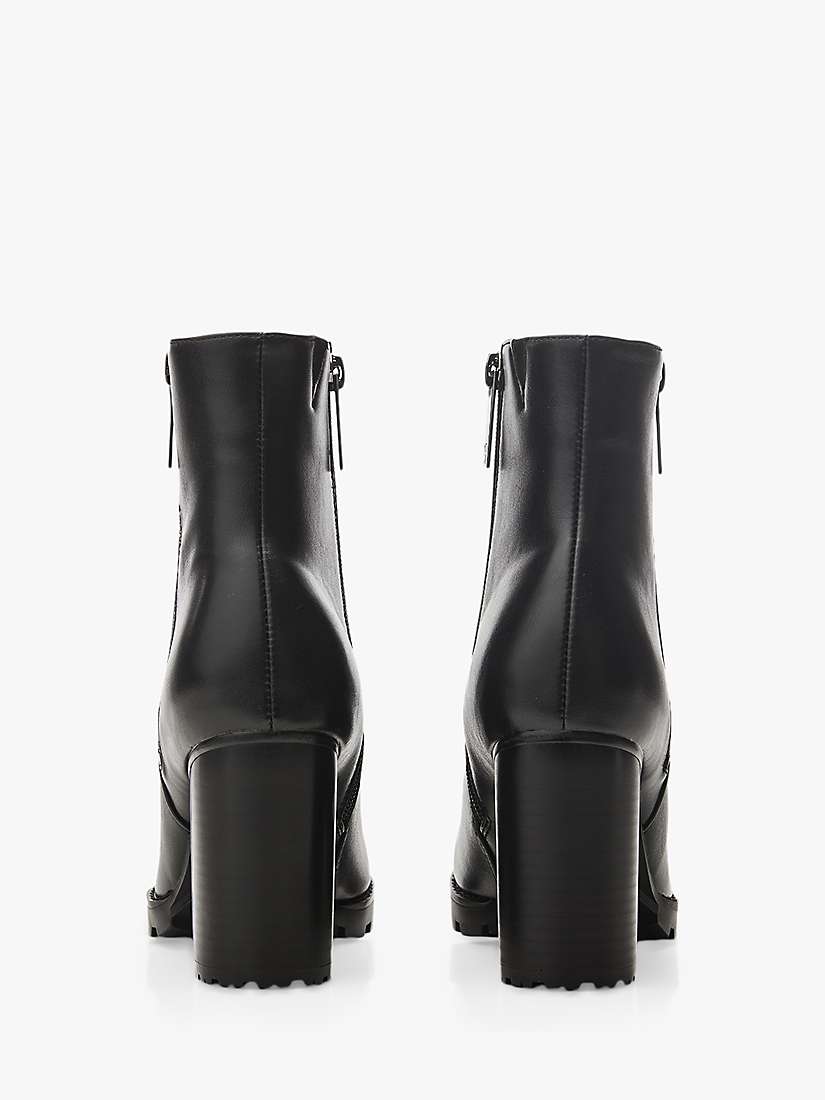 Moda in Pelle Nelsie Platform Ankle Boots, Black at John Lewis & Partners