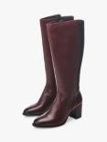 Moda in Pelle Scarletta Leather Knee High Boots, Burgundy