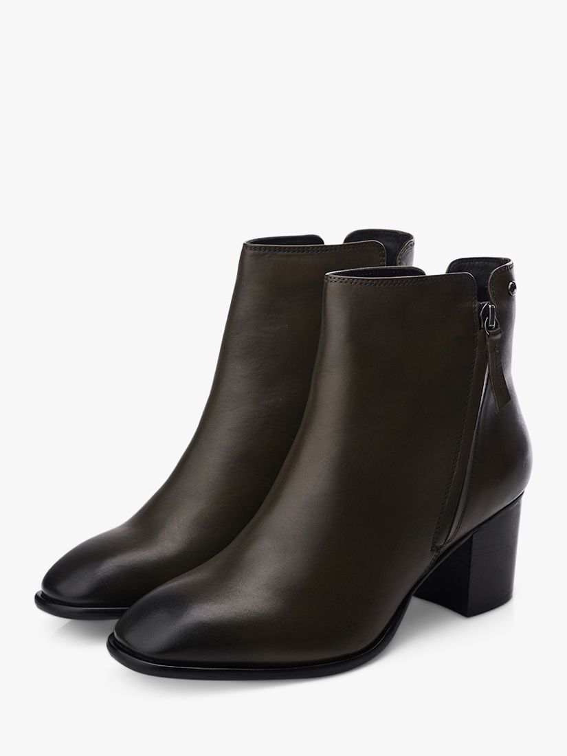Buy Moda in Pelle Lakayla Leather Ankle Boots, Olive Online at johnlewis.com