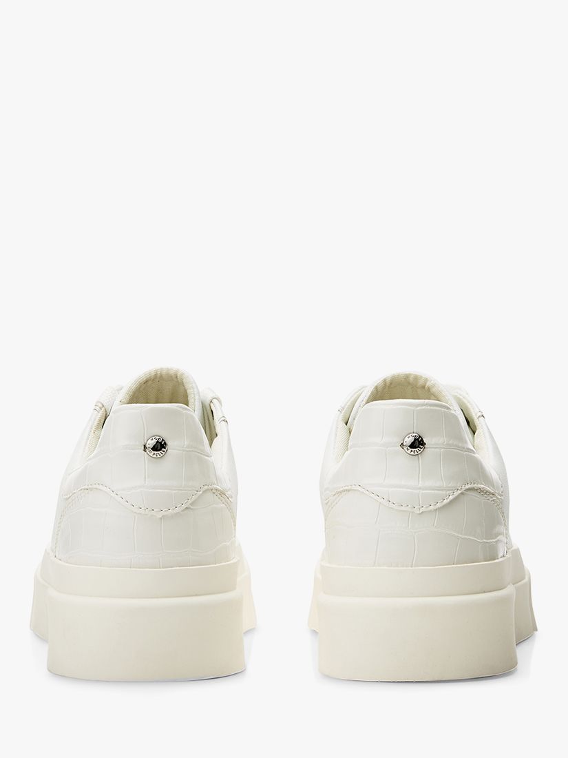 Moda in Pelle Amilyn Leather Trainers, White at John Lewis & Partners