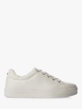 Moda in Pelle Belanie Lace Up Trainers, White