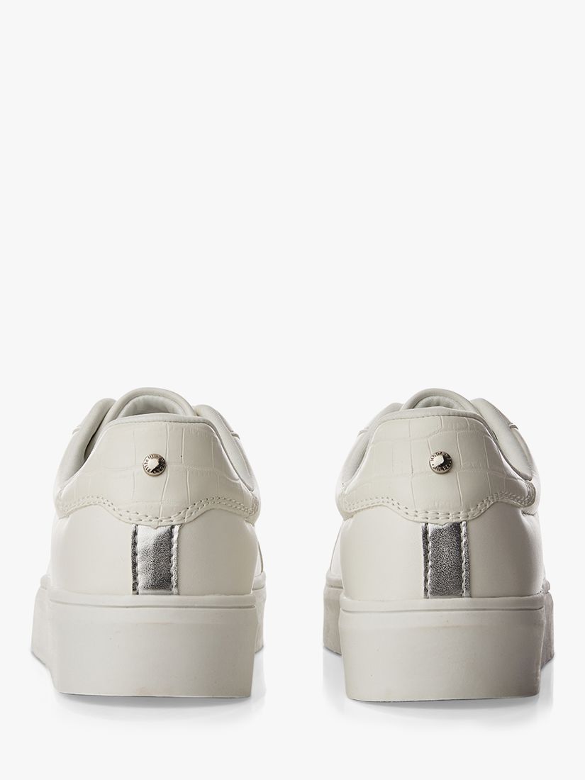Moda in Pelle Belanie Lace Up Trainers, White at John Lewis & Partners