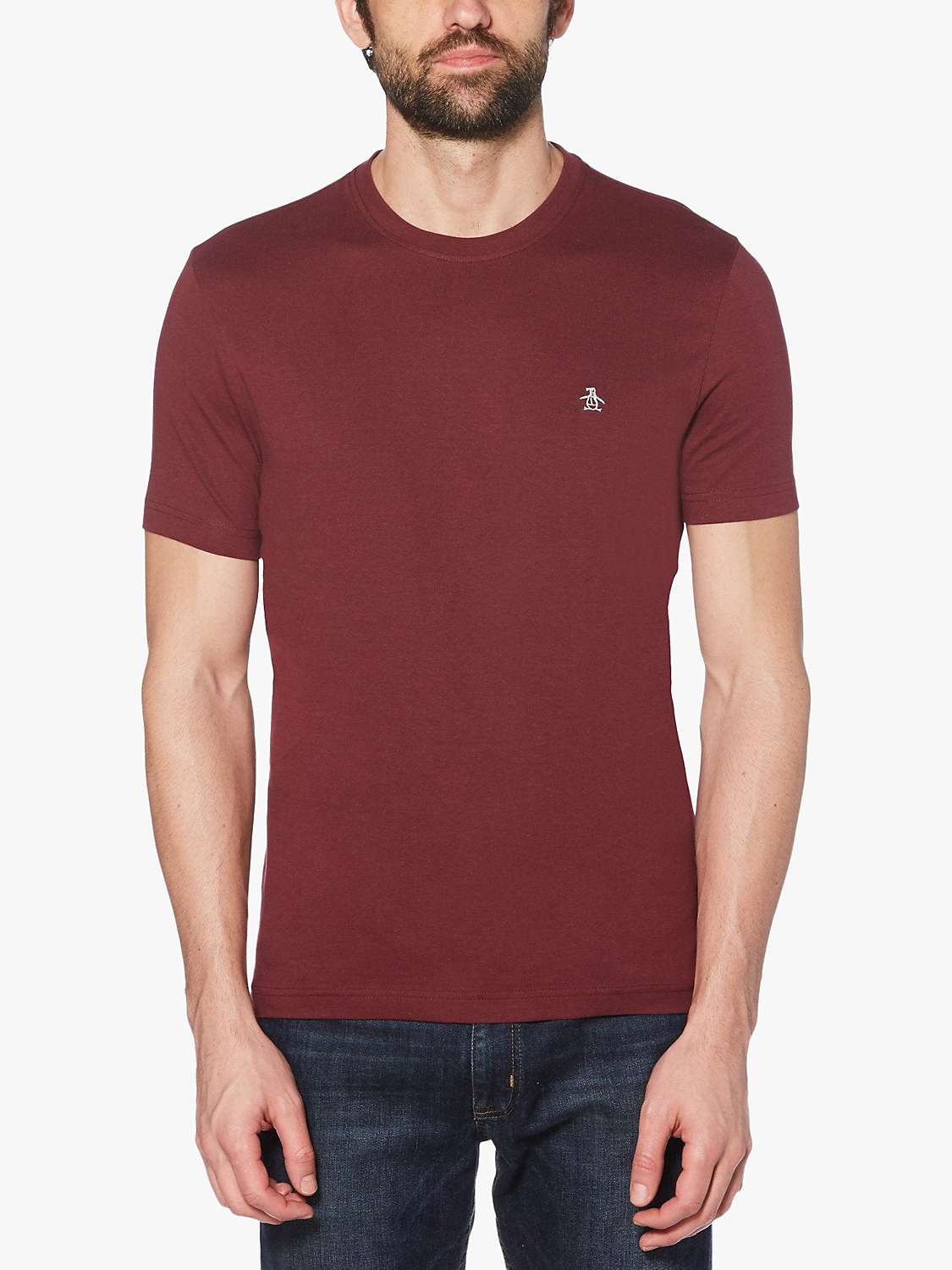 Buy Original Penguin Pin Point Embroidery T-Shirt Online at johnlewis.com