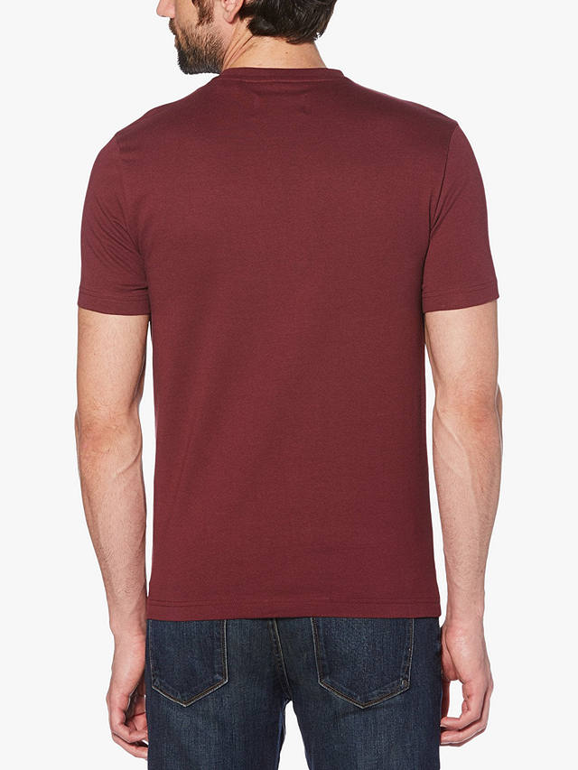 Original Penguin Pin Point Embroidery T-Shirt, Tawny Port
