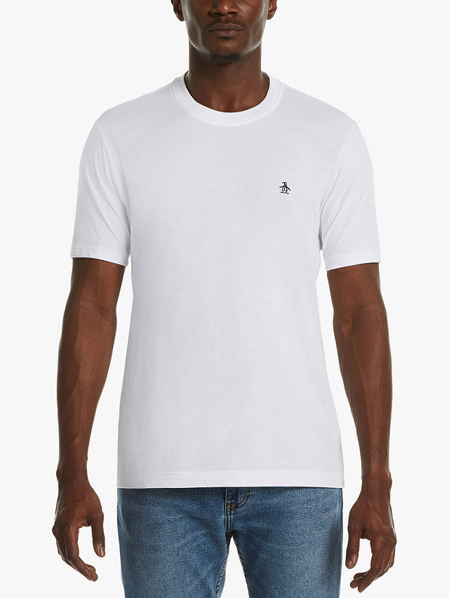 Original Penguin Pin Point Embroidery T-Shirt, Bright White