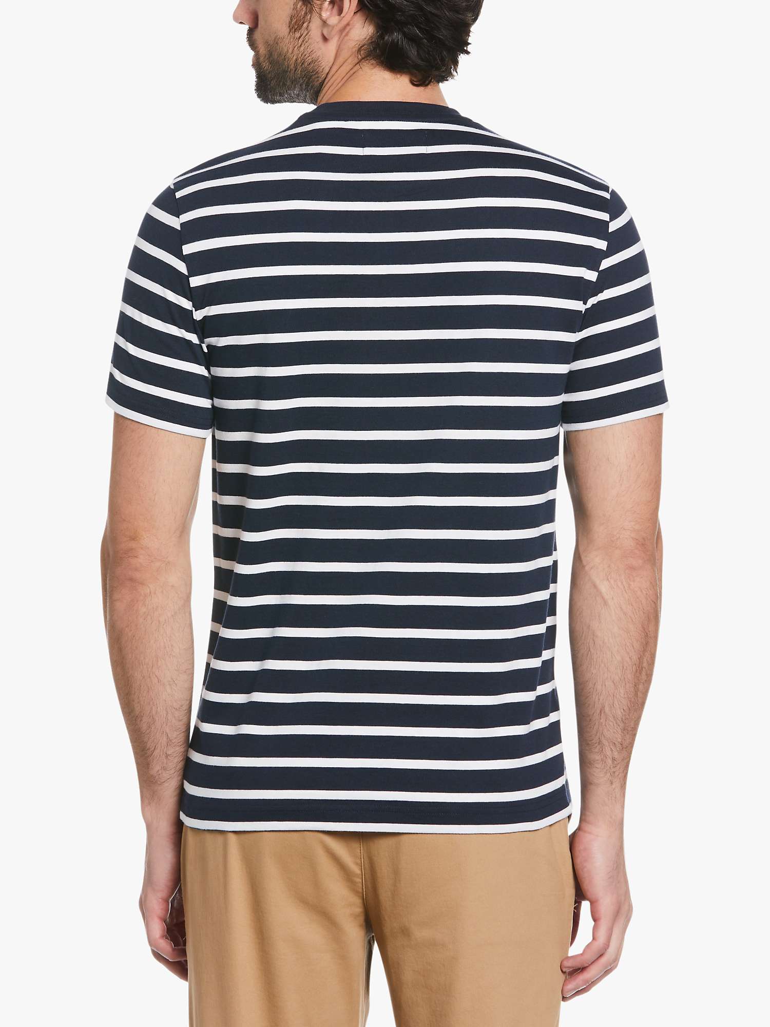 Buy Original Penguin Breton Stripe Short Sleeve T-Shirt Online at johnlewis.com