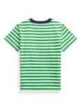 Ralph Lauren Kids' Cotton Stripe Logo Pocket Short Sleeve T-Shirt