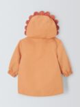 John Lewis Baby Lion Shower Resistant Windbreaker Jacket, Orange, Orange