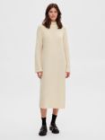 SELECTED FEMME Wool Blend High Neck Midi Jumper Dress