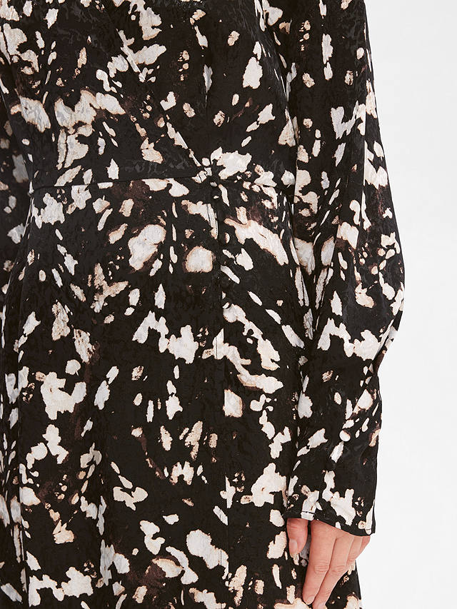 SELECTED FEMME Abstract Print Maxi Wrap Dress, Java