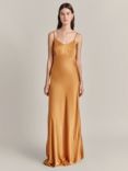 Ghost Winnie Slip Satin Maxi Dress