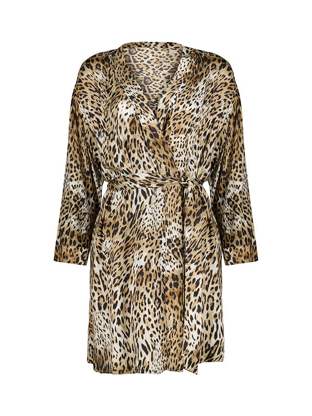 Baukjen Inu Leopard Print Dressing Gown, Neutral